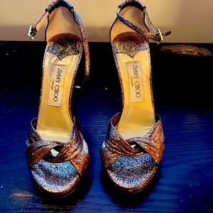 Jimmy Choo Bronze Strap Stiletto, 5